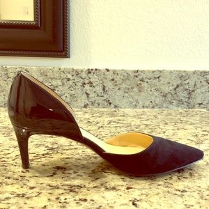 Nine West Faux Blue Suede Pumps